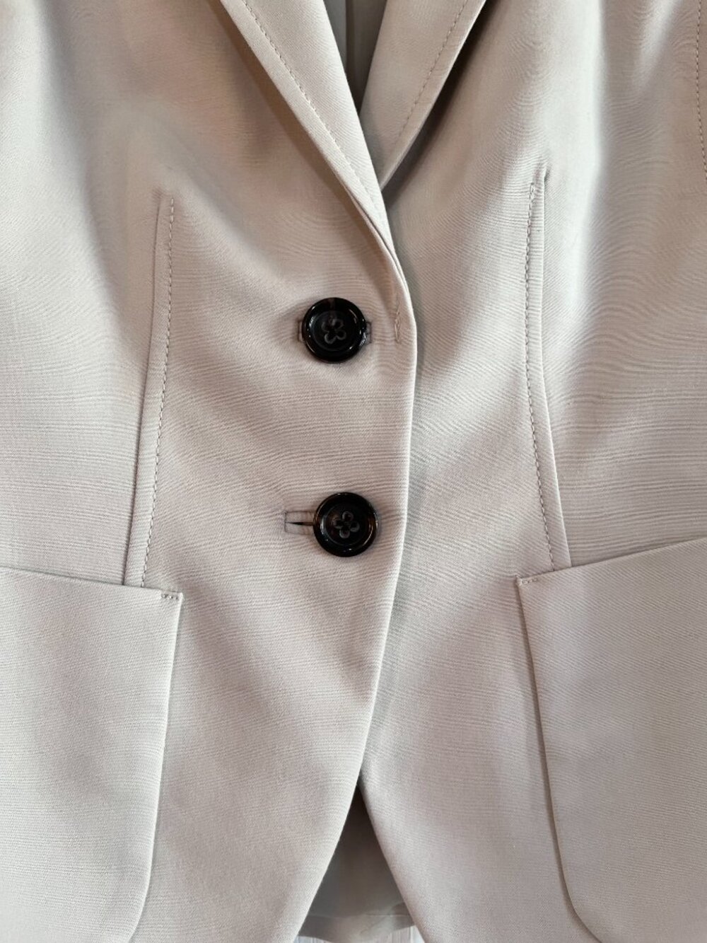 Banana Republic suit jacket 0 tan taupe - Picture 7 of 7
